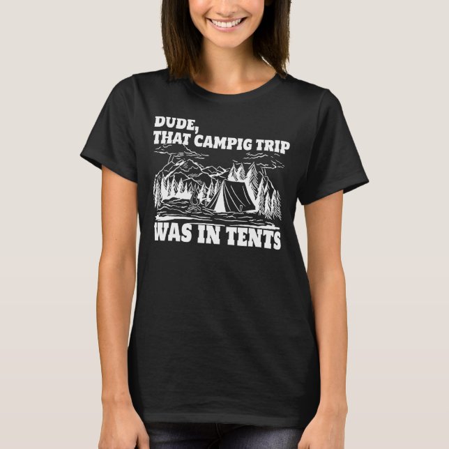 Camiseta Mens Camping Scoutmaster líder (Frente)