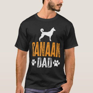Camiseta Mens Canaan Pai Gift Dog Pai Canaan Day G