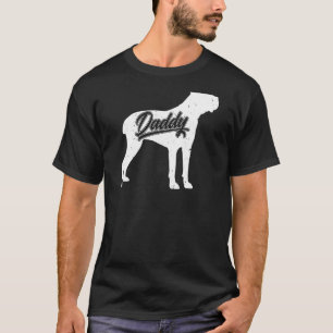 Camiseta Mens Cane Corso Pai Cachorro Proprietário Papa Pai