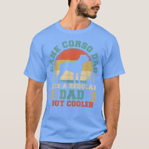 Camiseta Mens Cane Corso Pai Funny Vintage Cane Corso Cão F