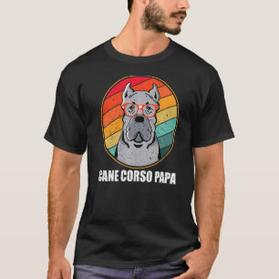 Camiseta Mens Cane Corso Papa Proprietário de Cachorro Cane
