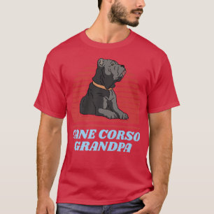 Camiseta Mens Cane Corso Vovô Proprietário de Cachorros Can
