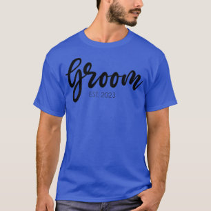 Camiseta Mens Casando Gifts Großing Est