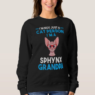 Camiseta Mens Cat Avô Sphynx Avô