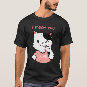 Camiseta Mens Cat Com Você