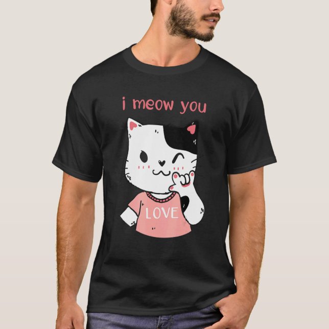 Camiseta Mens Cat Com Você (Frente)