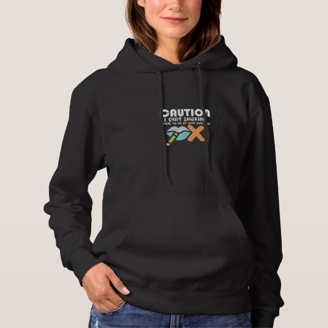 Camiseta Mens Causa Eu Deixo De Fumar Fale Comigo À Sua Man (Frente)