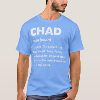 Camiseta Mens Chad Name Gift design