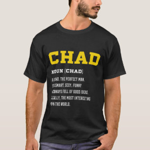 Camiseta Mens Chad - Presente de Nome da Família