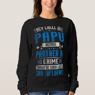 Camiseta Mens Chamam-Me Papu Porque É Parceiro Do Crime Fa
