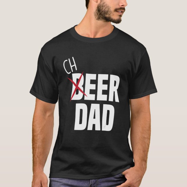 Camiseta Mens Cheer Dad Cheerleading Dad Beer   Cheerleader (Frente)