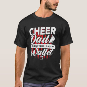 Camiseta Mens Cheer Pai A Única Coisa Que Sacudir É Minha C