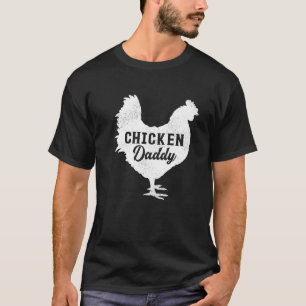 Camiseta Mens Chicken Bird Melhor Pai de frango Pai