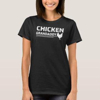Camiseta Mens Chicken Farmer Retro Melhor Galinha Avô F
