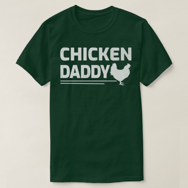 Camiseta Mens Chicken Farmer Retro Melhor Pai De Frango (Frente do Design)