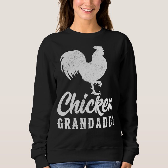 Camiseta Mens Chicken Fazenda Farmer Galinha Avô Pai (Frente)