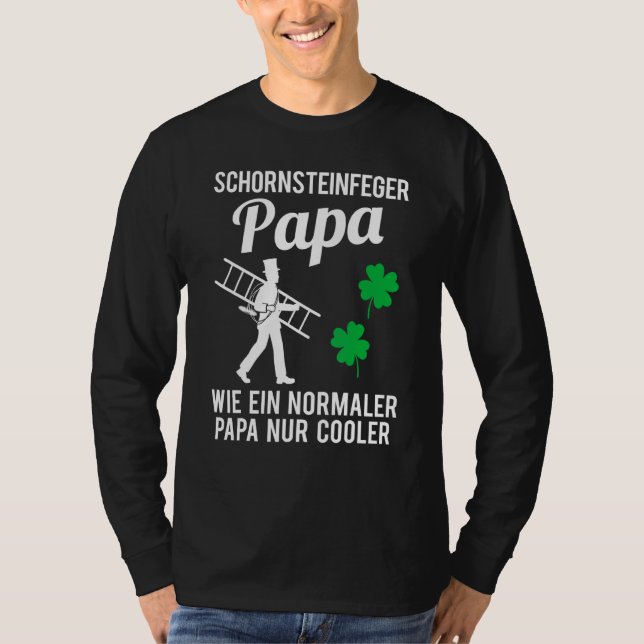 Camiseta Mens Chimney Sweep Pai Padre Lareira Sweeper Sa (Frente)
