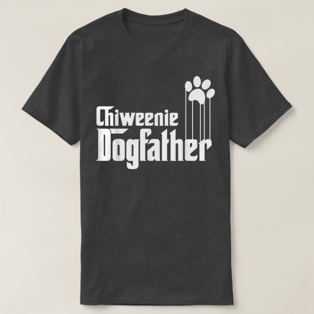 Camiseta Mens Chiweenie Dog Pais (Frente do Design)