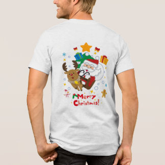 Camiseta mens christmas t shirt