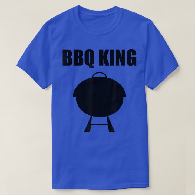 Camiseta Mens CHURRASCO King Barbecue T  (Frente do Design)