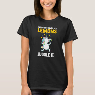 Camiseta Mens Cita Quando A Vida Te Dá Limões Juntando