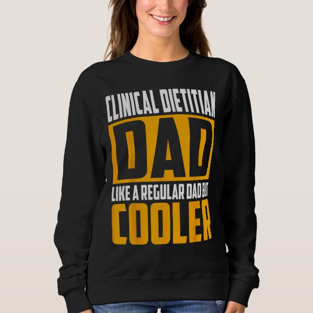Camiseta Mens Clinical Dietitian Dad   Like a Regular Dad b (Frente)