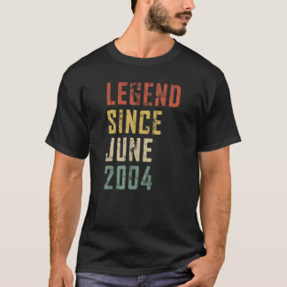 Camiseta Mens Com 18 Anos De Legenda Desde Junho De 2004 18