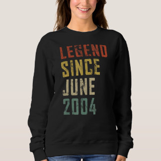 Camiseta Mens Com 18 Anos De Legenda Desde Junho De 2004 18