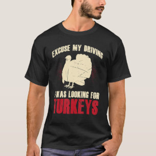 Camiseta Mens Com Licença Que Eu Estava Procurando Perus L