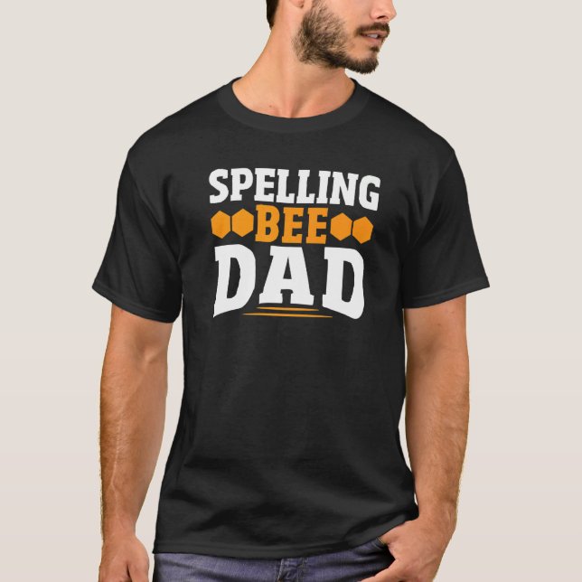 Camiseta Mens Competitive Spelling Contest Spelling Dad  Sp (Frente)