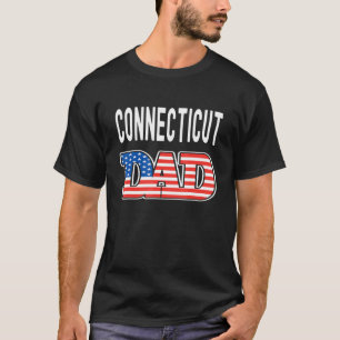 Camiseta Mens Connecticut Pai Estados Unidos Mens Connectic