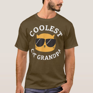 Camiseta Mens Coolest Cat Avô Men