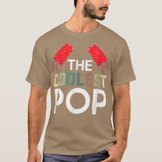 Camiseta Mens Coolest Pop Funny Best Dad Ever Cool Fathers
