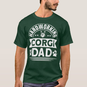 Camiseta Mens Corgi - Pai de Corgi Trabalhador Duplo - Love