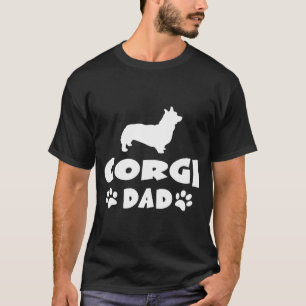 Camiseta Mens Corgi Pai T Cão Para Homens