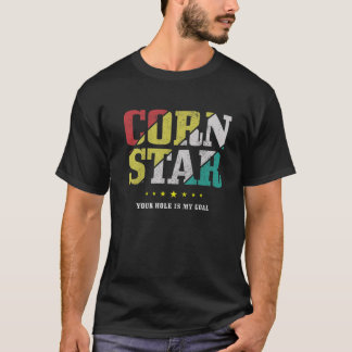 Camiseta Mens Cornstar O Seu Buraco É O Meu Corno Engraçado