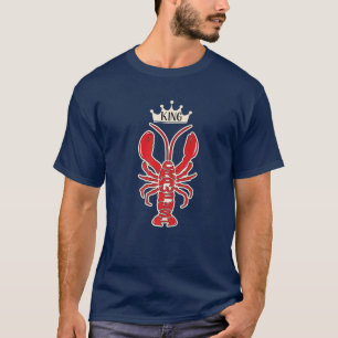 Camiseta Mens Crawfish King, Vamos Pegar Cray Crayfish, Eu 