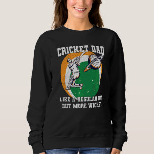 Camiseta Mens Cricket Sport Cote Cite Para Um Pai De Críque