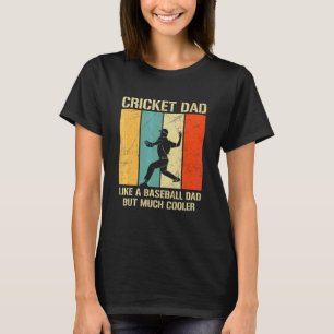 Camiseta Mens Cricket Sport Cote Cite Para Um Pai De Críque
