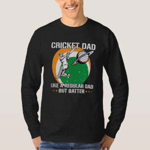 Camiseta Mens Cricket Sport Cote Cite Para Um Pai De Críque