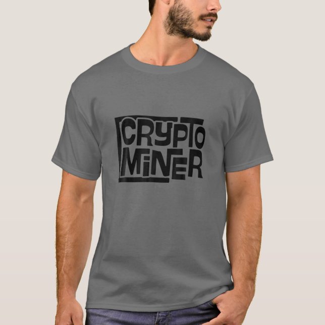 Camiseta Mens Crypto Minor Moeda Online (Frente)