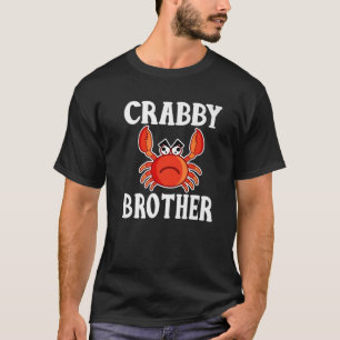 Camiseta Mens Cute Crabby Brother