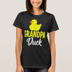 Camiseta Mens Cute Duckies Vovô Duck Pai