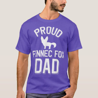 Camiseta Mens Cute Fennec Fo Pai Orgulhoso Fennec Fo Pai