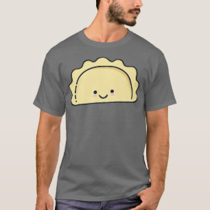 Camiseta Mens Cute Kawaii Pierogi Prêmio de Comida Polonê