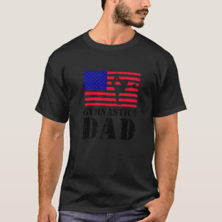 Camiseta Mens Dad Father Graphic Gymnast Gymnastics Acrobat