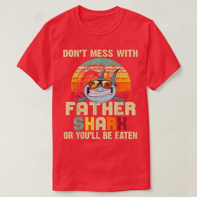 Camiseta Mens Dad Gift From DaughterDont Mess With Father S (Frente do Design)