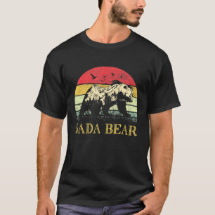 Camiseta Mens Dada Bear Engraçado