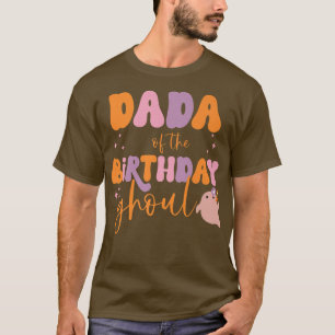 Camiseta Mens Dada do Hallowe Fantasma Ghoul de Aniversário