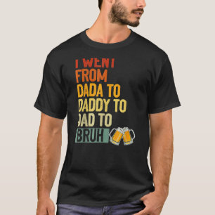 Camiseta Mens Dada Pai Bruh Que Adora De Son Boys F